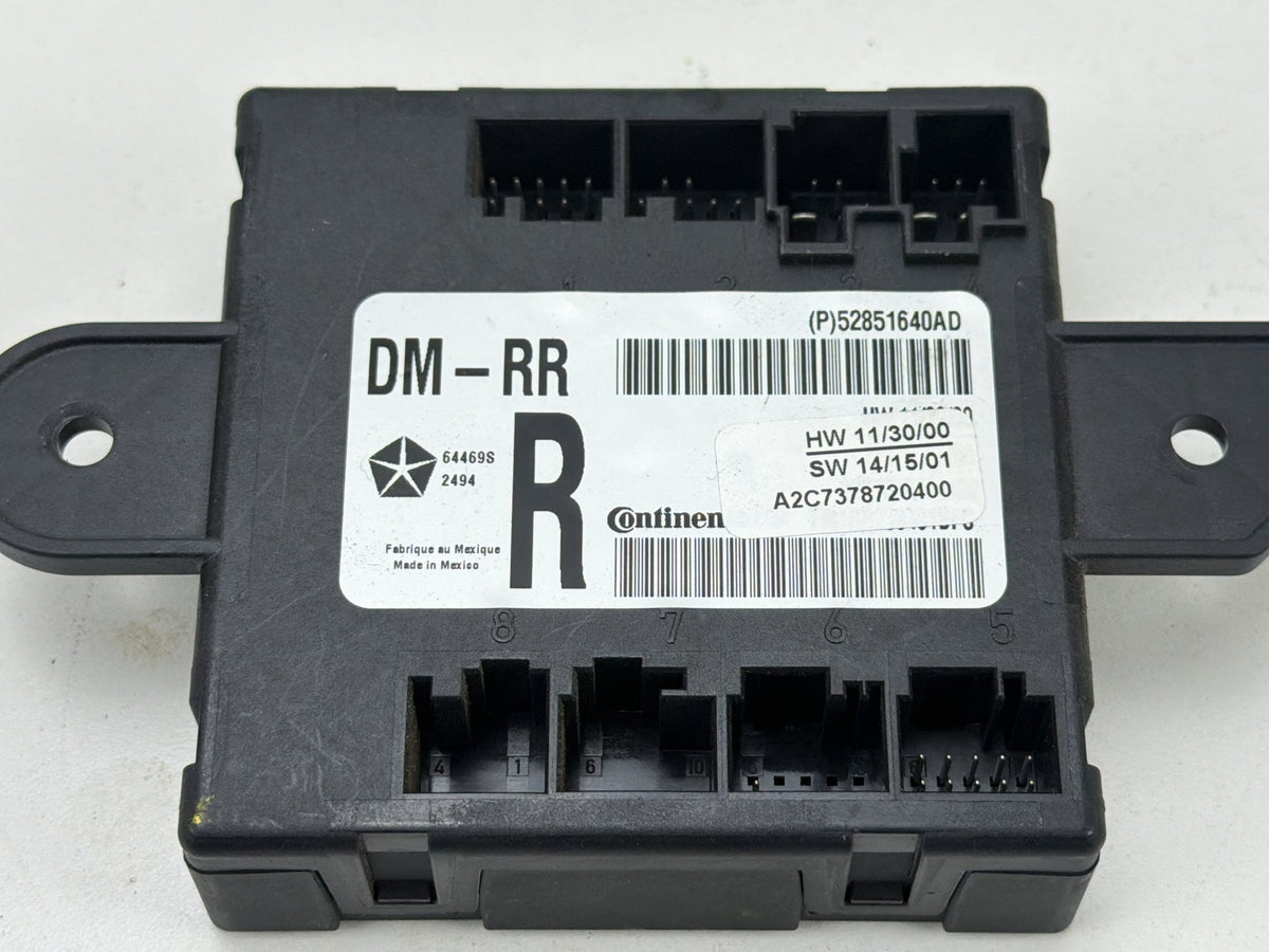 2014-2017 Maserati Quattroporte Rear Right Side Door Control Module OEM