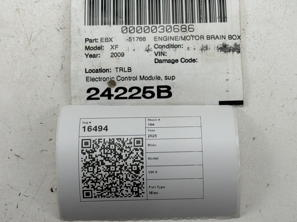 2009 Jaguar XF Engine Control Module ECU ECM 8X23-14C568-BA OEM