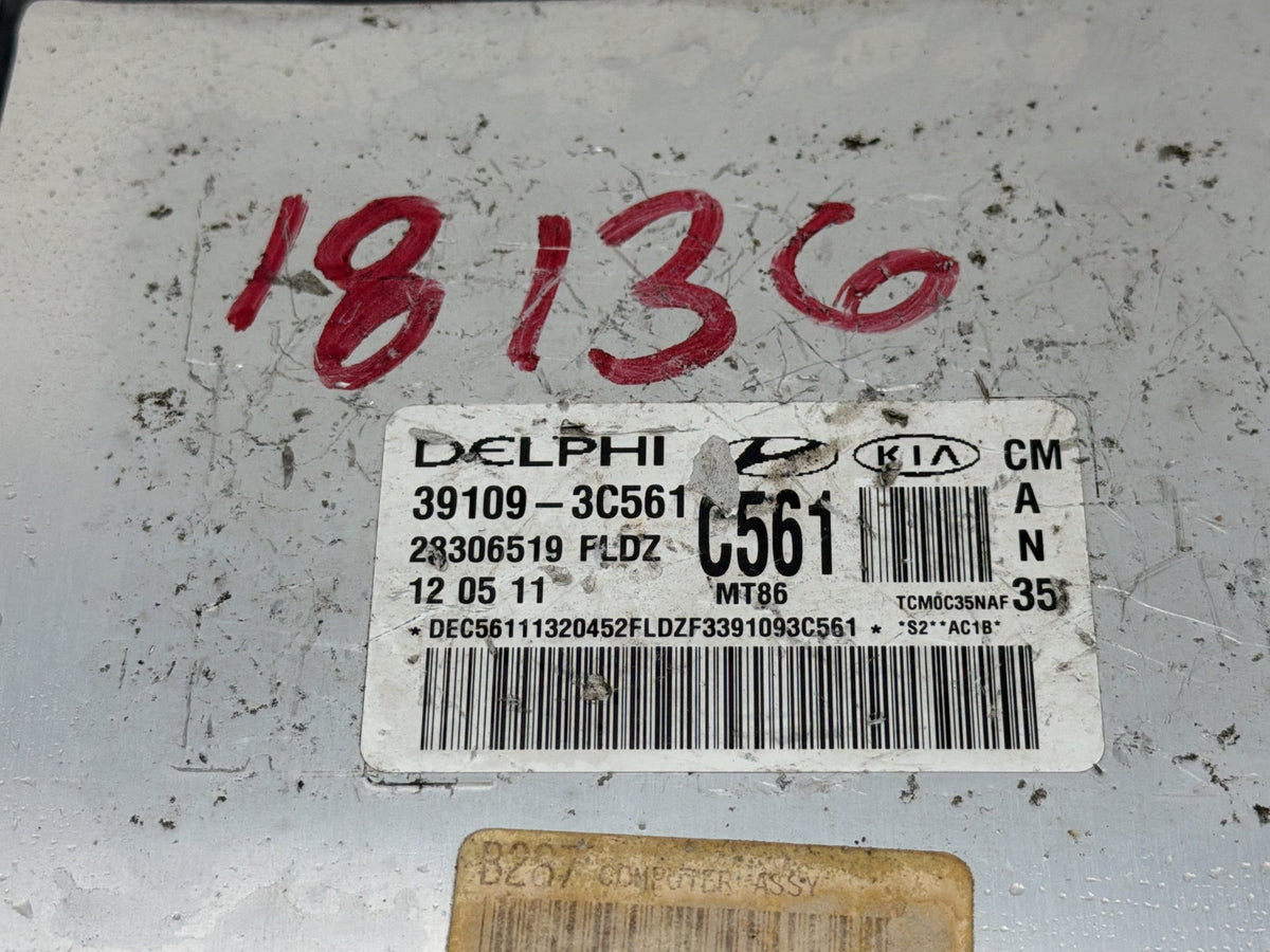 2010-2012 Hyundai Santa Fe 3.5L Engine Control Module ECU ECM 39109-3C561 OEM