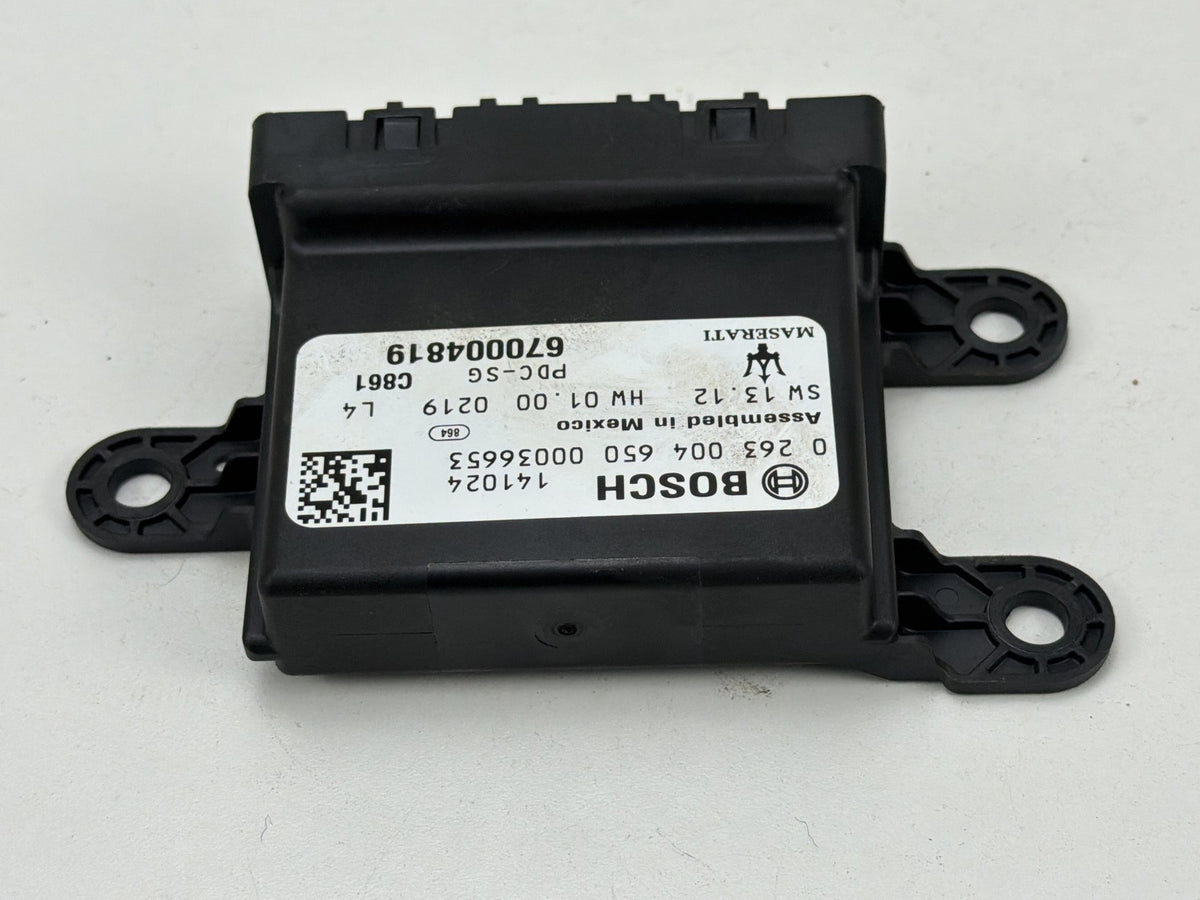 2014-2017 Maserati Quattroporte Parking Assist Control Module 670004819 OEM