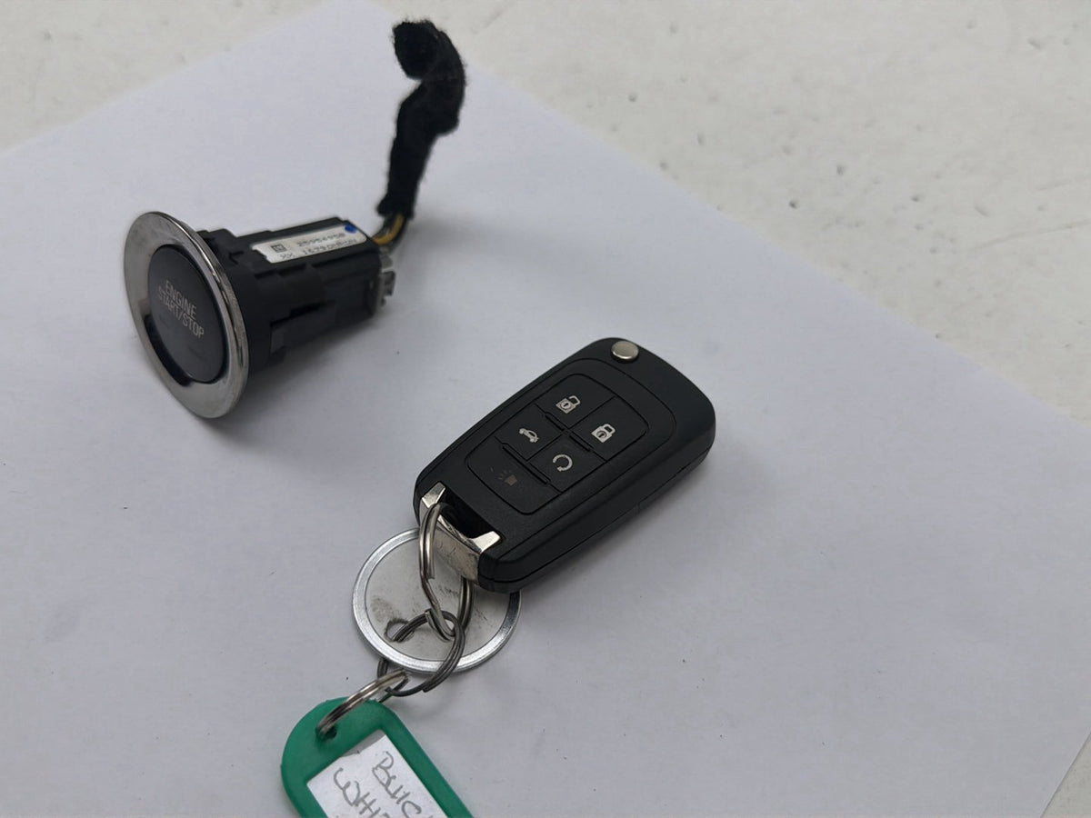 2010-2013 Buick LaCrosse Keyless Ignition Switch Button w/ Remote Key Fob OEM