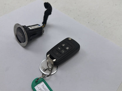 2010-2013 Buick LaCrosse Keyless Ignition Switch Button w/ Remote Key Fob OEM
