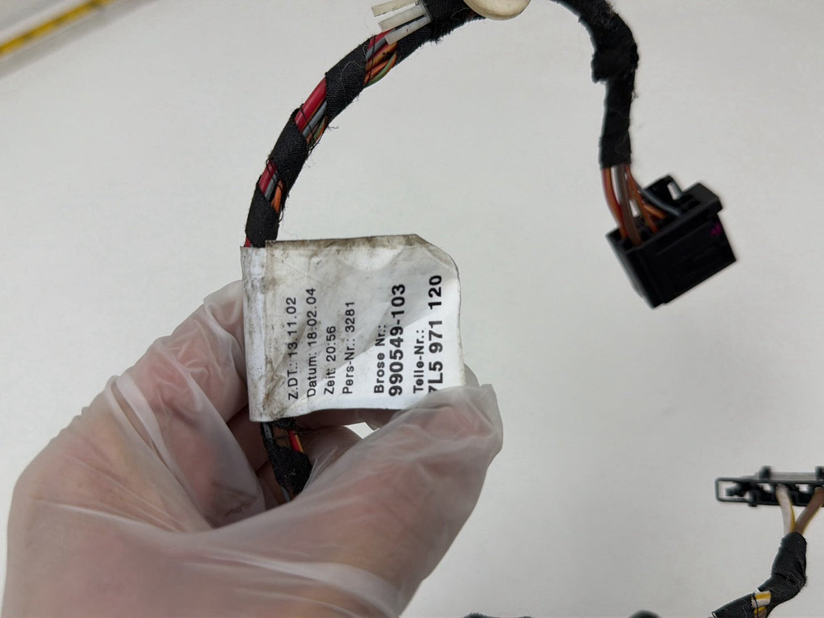 2003-2006 Porsche Cayenne Front Right Door Wiring Harness 7L5971120 OEM