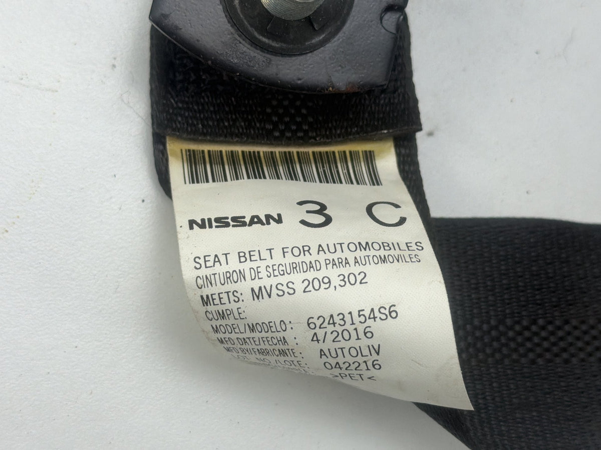 2013-2018 Nissan Altima Rear Center Middle Lap/Shoulder Seat Belt Retractor OEM