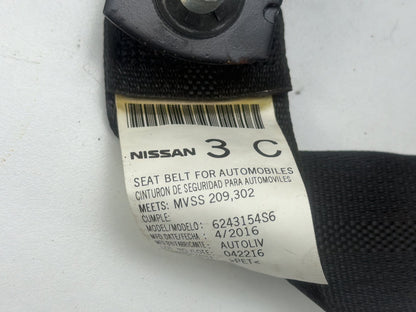 2013-2018 Nissan Altima Rear Center Middle Lap/Shoulder Seat Belt Retractor OEM