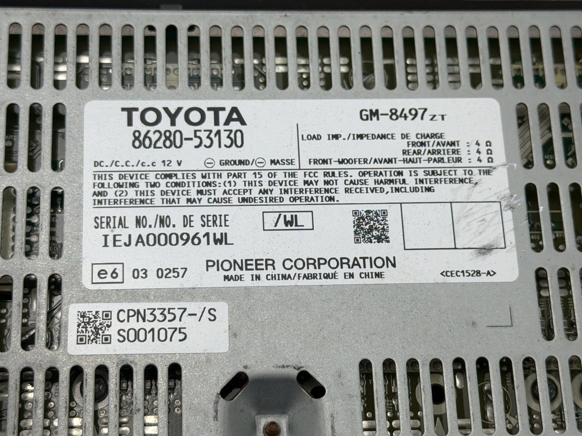 2010-2015 Lexus IS250 Convertible Audio Sound System Amplifier 86280-53130 OEM