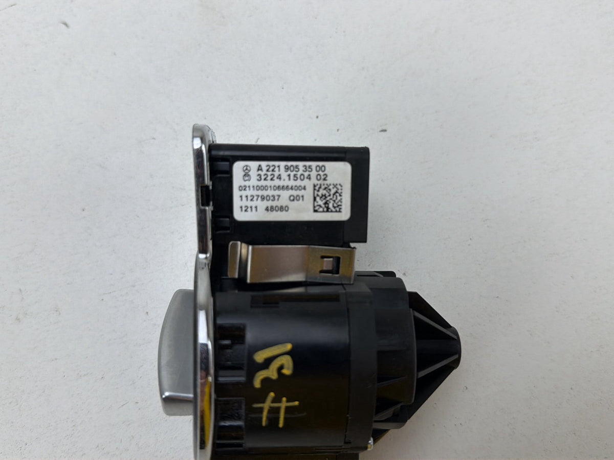 2007-2013 Mercedes-Benz S-Class W221- Headlight Control Switch A2219053500 OEM