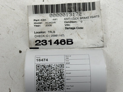 2007-2011 GMC Acadia - ABS Anti-Lock Brake Pump 0 265 950 925 OEM