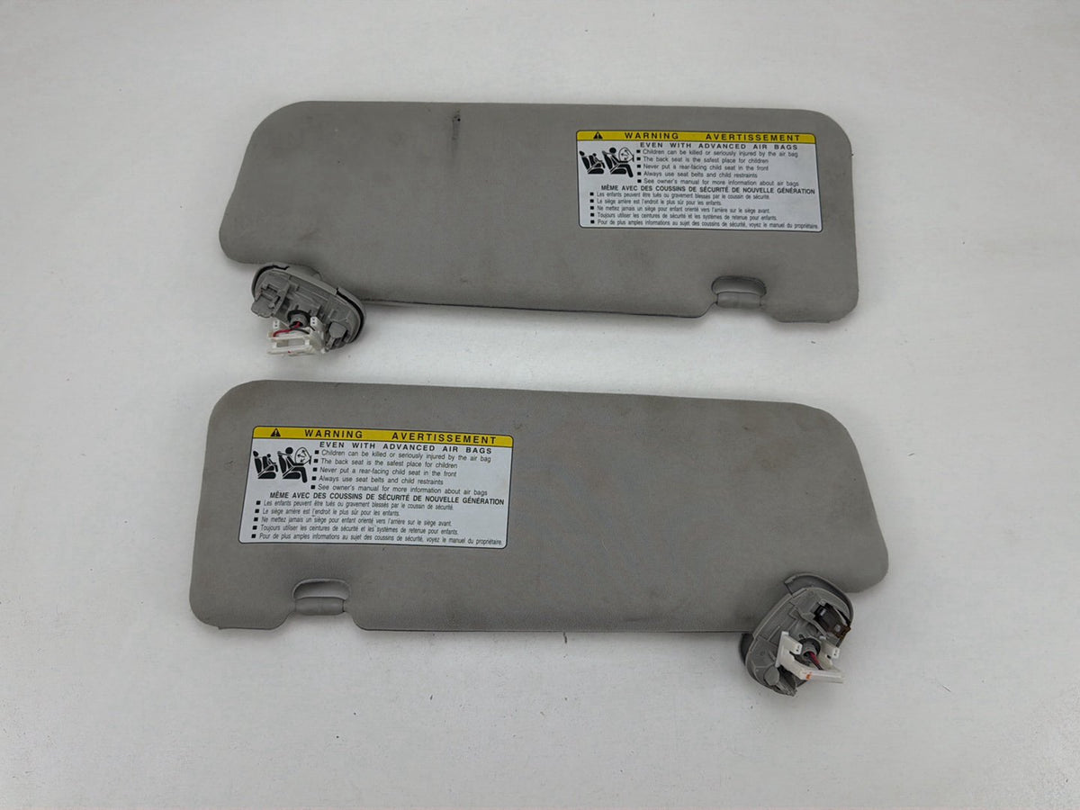 2010-2015 Toyota Prius W30- LH Driver RH Passenger Side Sun Visor Pair Set OEM