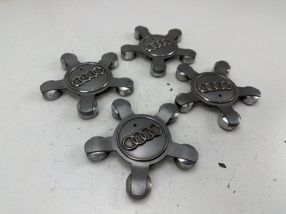 2013-2018 Audi A3 135mm Star Wheel Hub Caps Set of 4 8R0601165 OEM