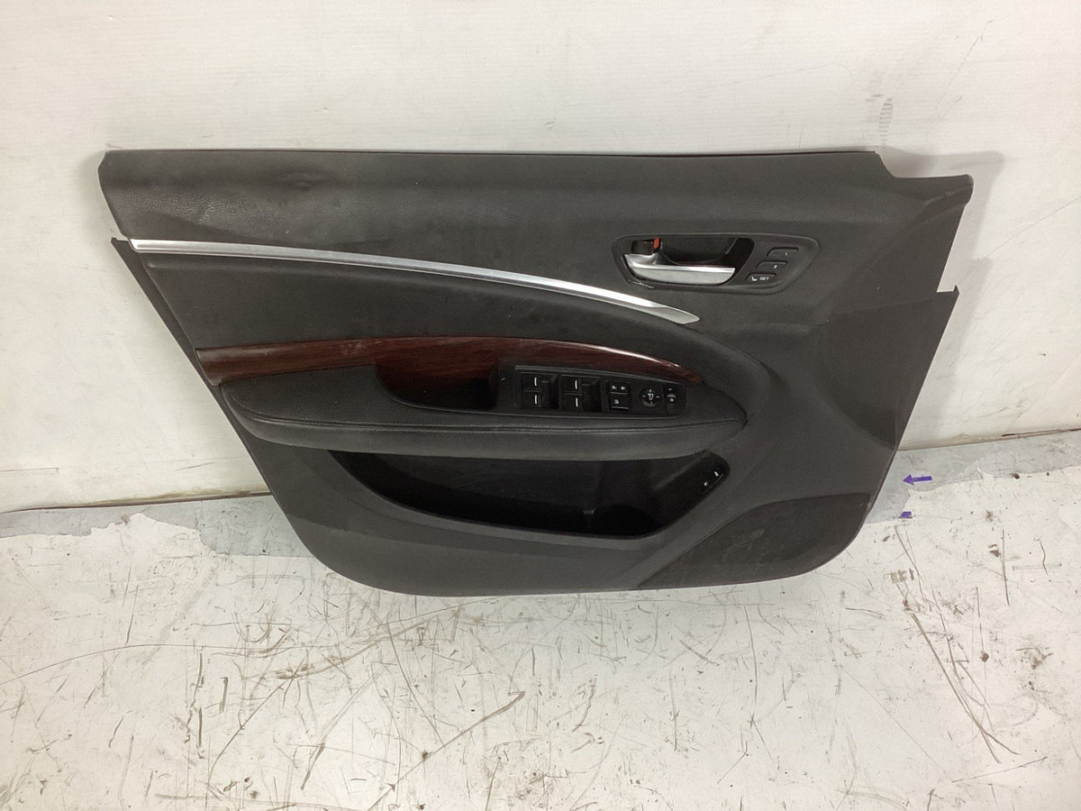 2014 - 2020 Acura MDX Front & Rear Left Side Interior Door Trim Panel OEM.