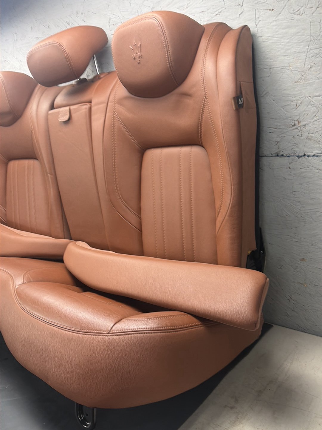 2014-2020 Maserati Ghibli Front & Rear Convertible Seat Set Merino Orange OEM