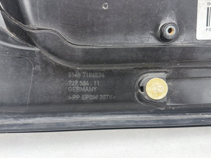 2009-2015 BMW 740i Rear Trunk Lid Centre Garnish License Plate Trim Panel OEM