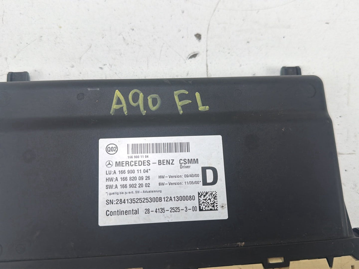 2013-2019 Mercedes-Benz X166 GL450 GL550 Front Left Side Seat Control Unit OEM