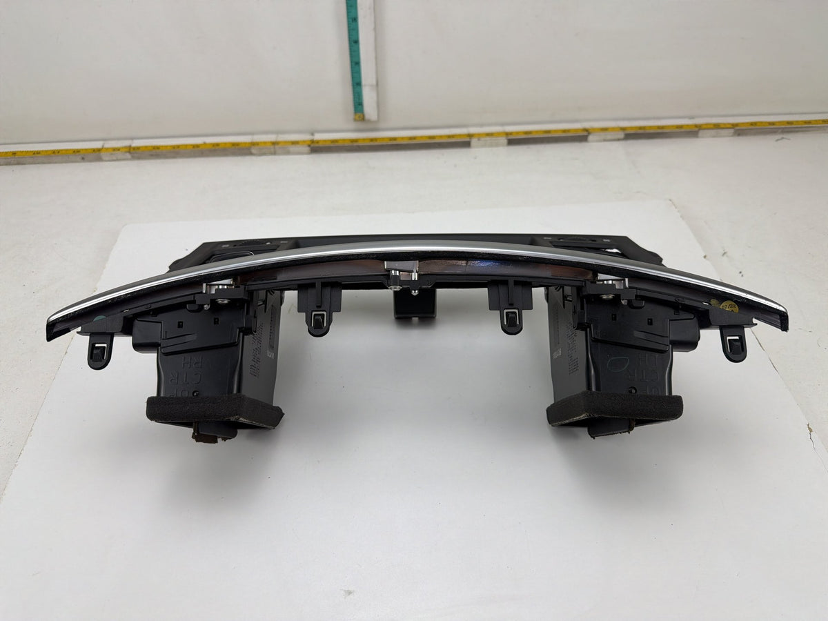 2011-2013 Infiniti QX56 Center Dash Display Bezel Trim & Air Vent Grille OEM