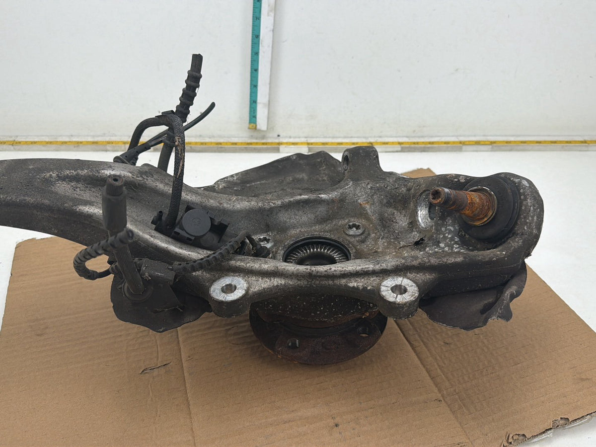 2012-2016 BMW 528i F10 Left Front Steering Knuckle AlMgSiCu OEM