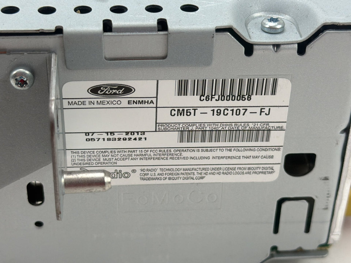 2013-2016 Ford C-Max CD Player Radio Audio Receiver Module CM5T-19C107-FJ OEM