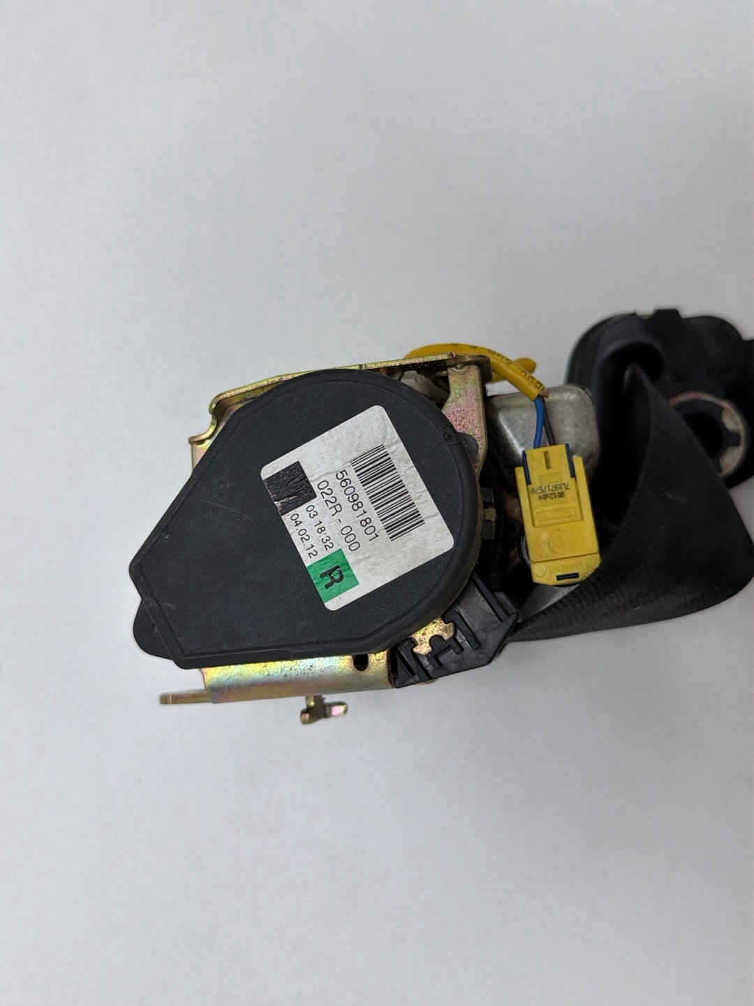 2003-2006 Porsche Cayenne Right Rear Passenger Seat Belt 7L0857806A OEM