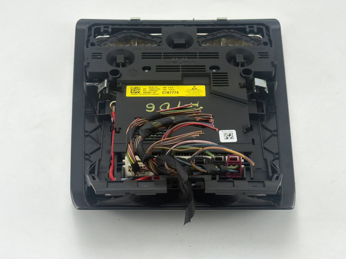 2011-2013 BMW 550i xDrive F10 Interior Overhead Light Console Switch Panel OEM