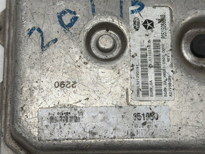 2013 Dodge Dart Engine Control Module ECM P05150663AD OEM