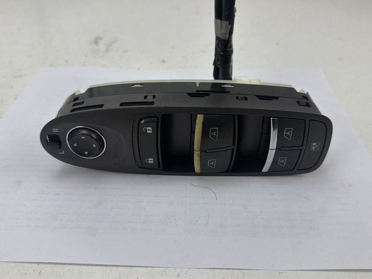 2014-2021 Infiniti Q50 Front Left Driver Side Master Window Control Switch OEM