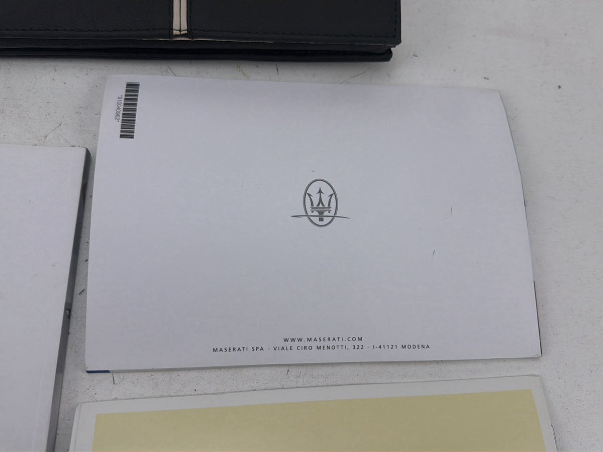 2014-2017 Maserati Ghibli Owners Manual Guide Book OEM