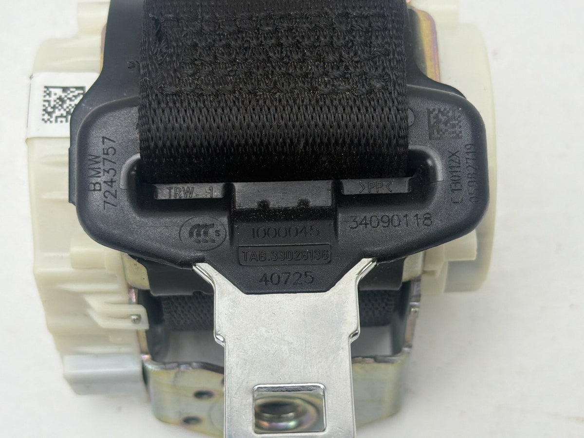 2011-2013 BMW 550i xDrive F10 Rear MIddle Side Seat Belt Retractor 34093133A OEM