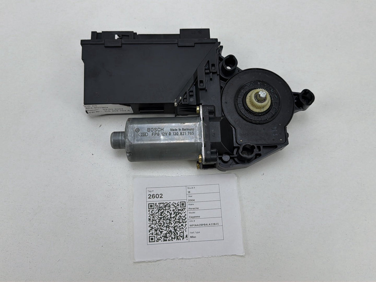 2003-2006 Porsche Cayenne Front Right Door Window Regulator Motor 7L0959702 OEM