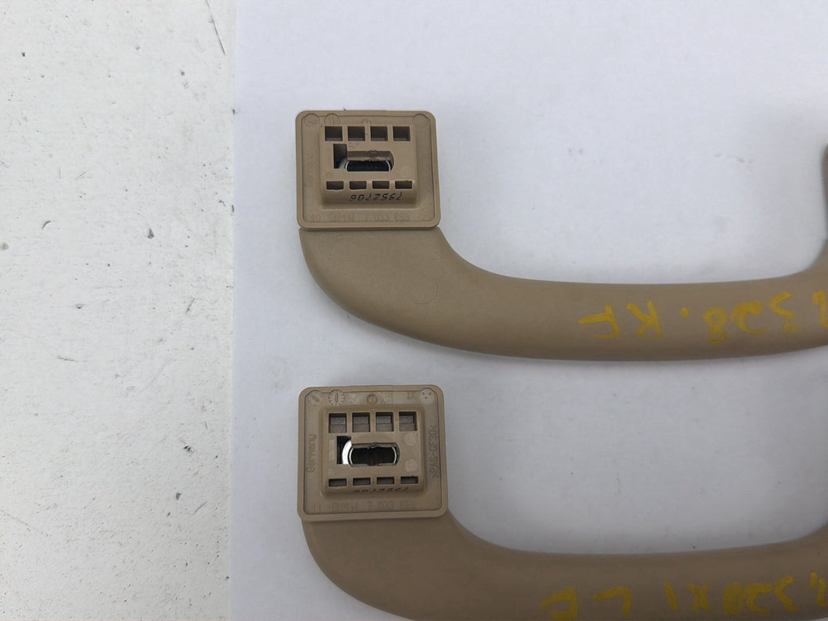 2007-2011 BMW 328I Front Left & Right Side Upper Roof Grab Handle Set OEM