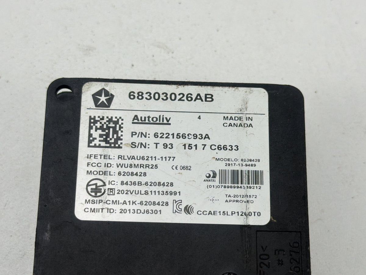 2015-2018 Dodge Chrysler 300-Blind Spot Detection Control Module 68303026AB OEM