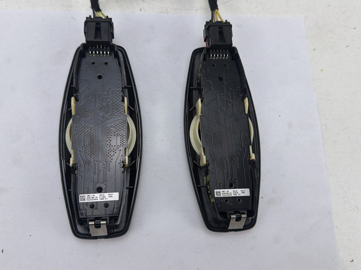 2011-2015 Ford Explorer Rear Roof Overhead Dome Reading Map Light Lamps Pair OEM
