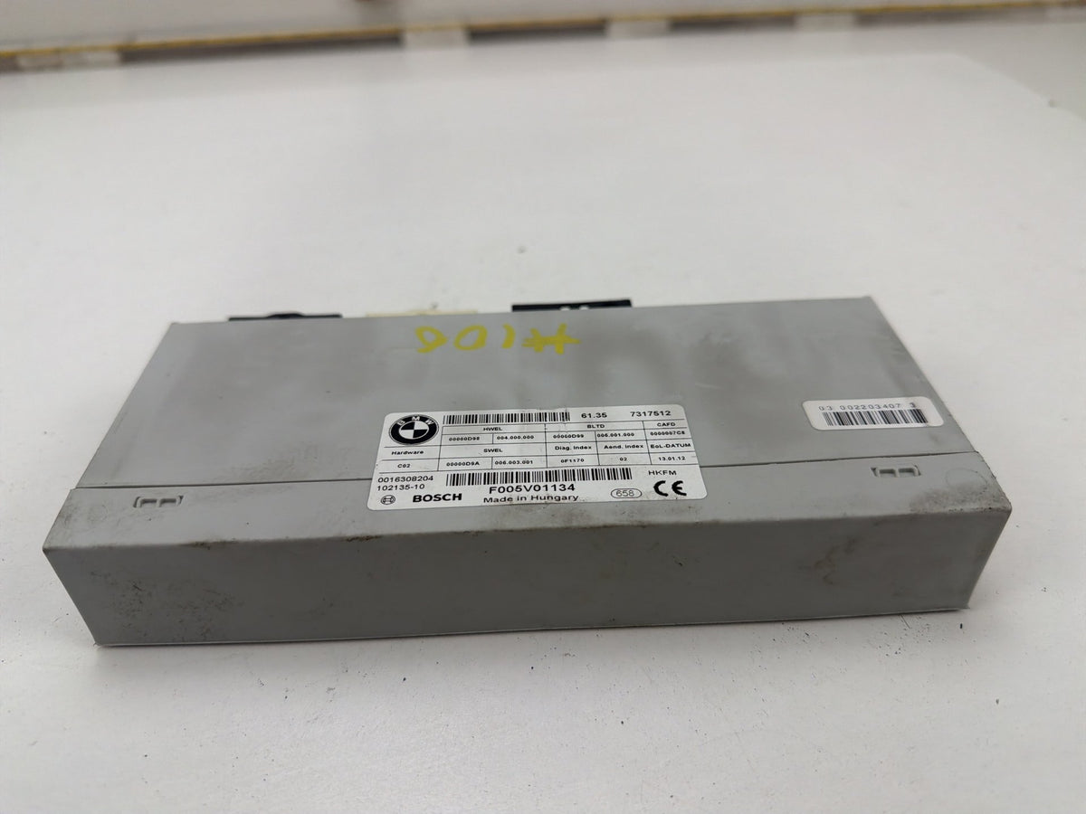 2011-2013 BMW 550i xDrive F10 Tailgate Control Module Unit 61357317512 OEM
