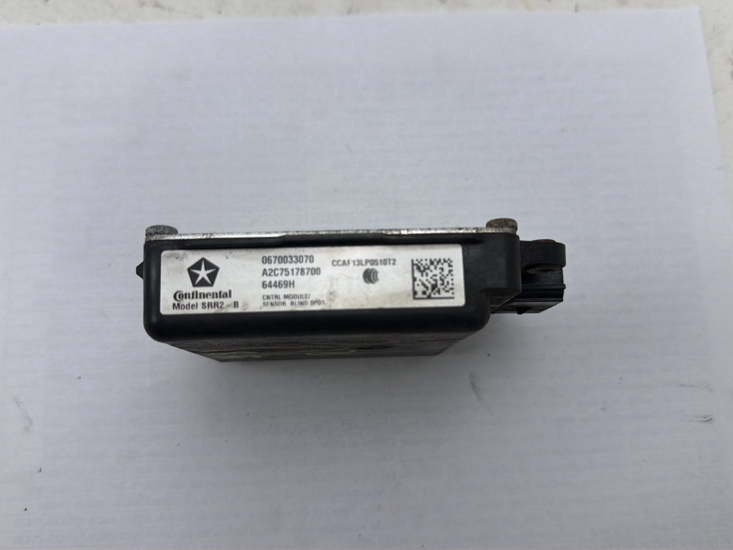 2014-2017 Maserati Ghibli Left Rear Blind Spot Radar Sensor 0670033070 OEM