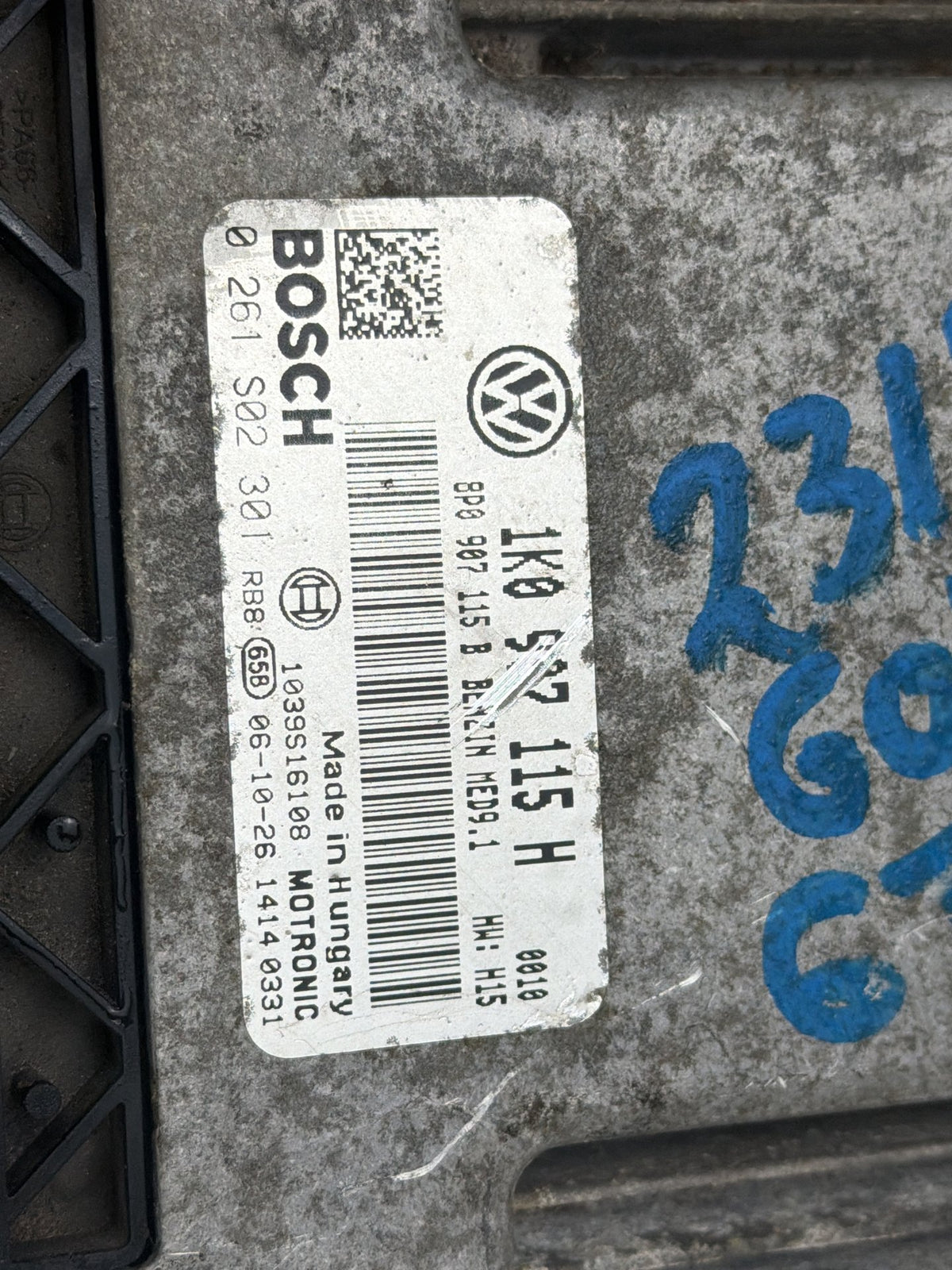 2006-2007 Volkswagen Golf GTI Engine Computer Control Module ECU 1K0907115H OEM