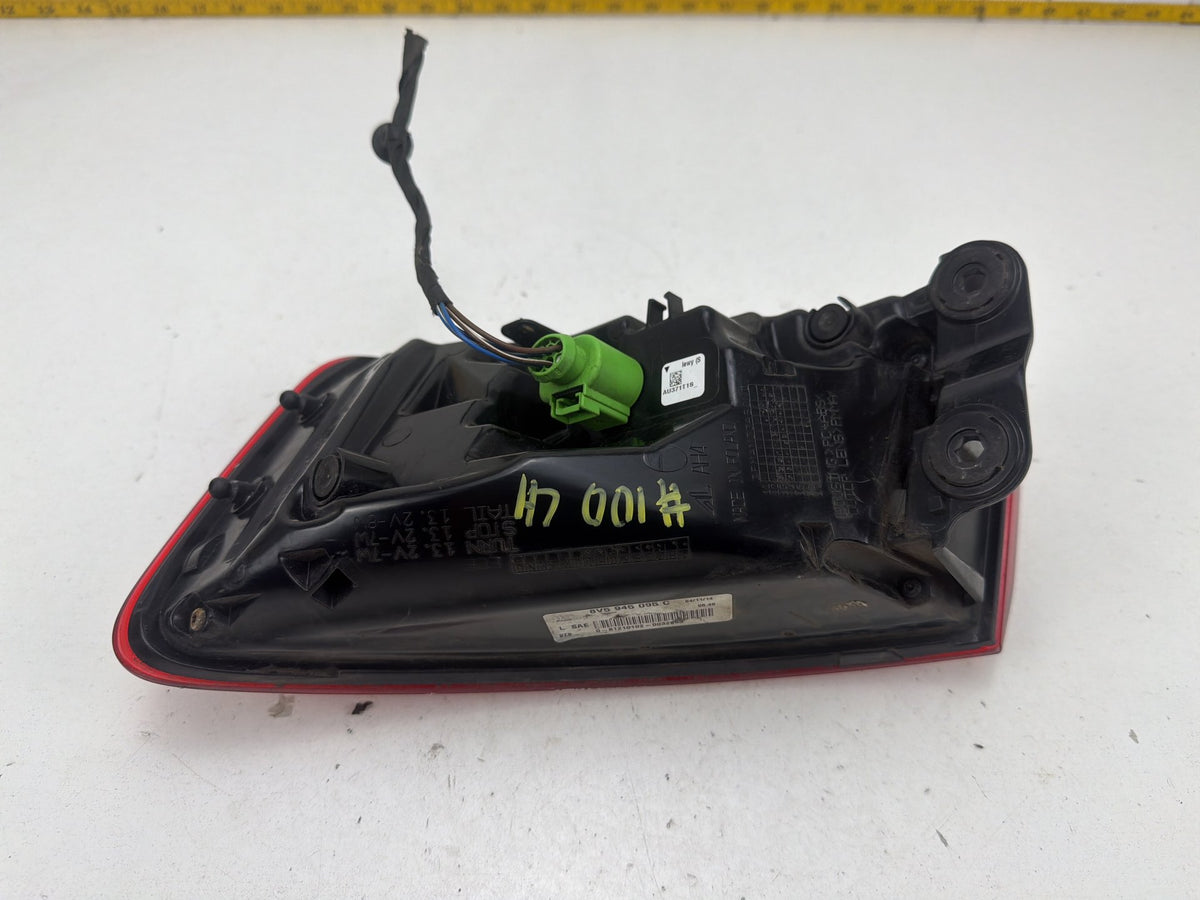2015-2016 Audi A3 Rear Left Driver Side Outer LED Tail Light 8V5945095C OEM
