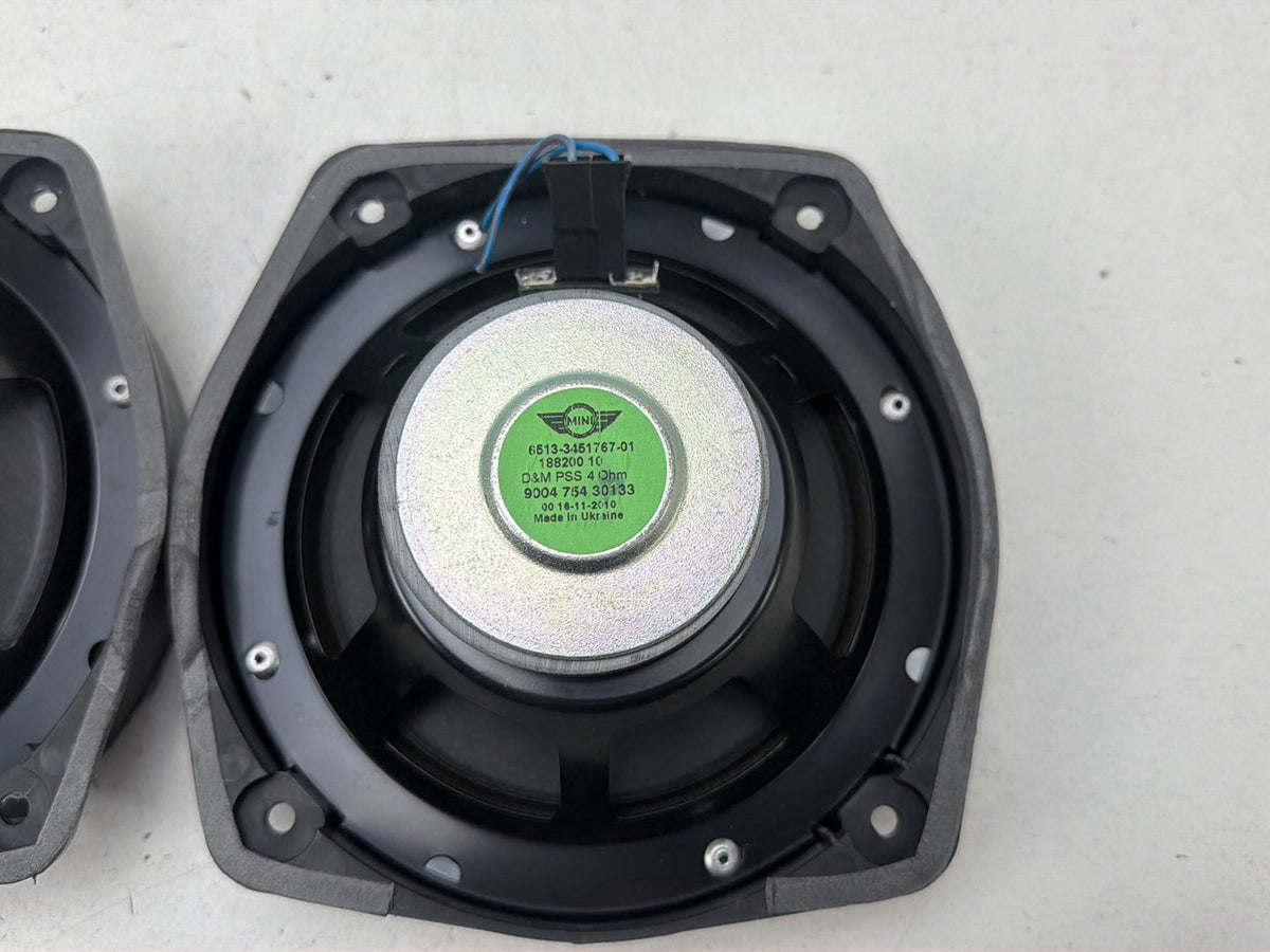 2007-2013 Mini Cooper S Convertible Rear LH/RH Side Speakers 6513-3451767-01 OEM