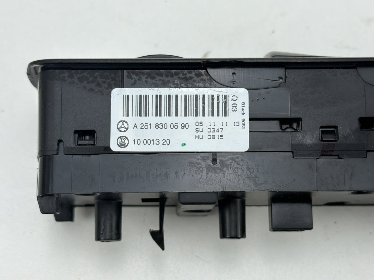 2006-2012 Mercedes-Benz R350 Front Driver Left Side Master Window Switch OEM
