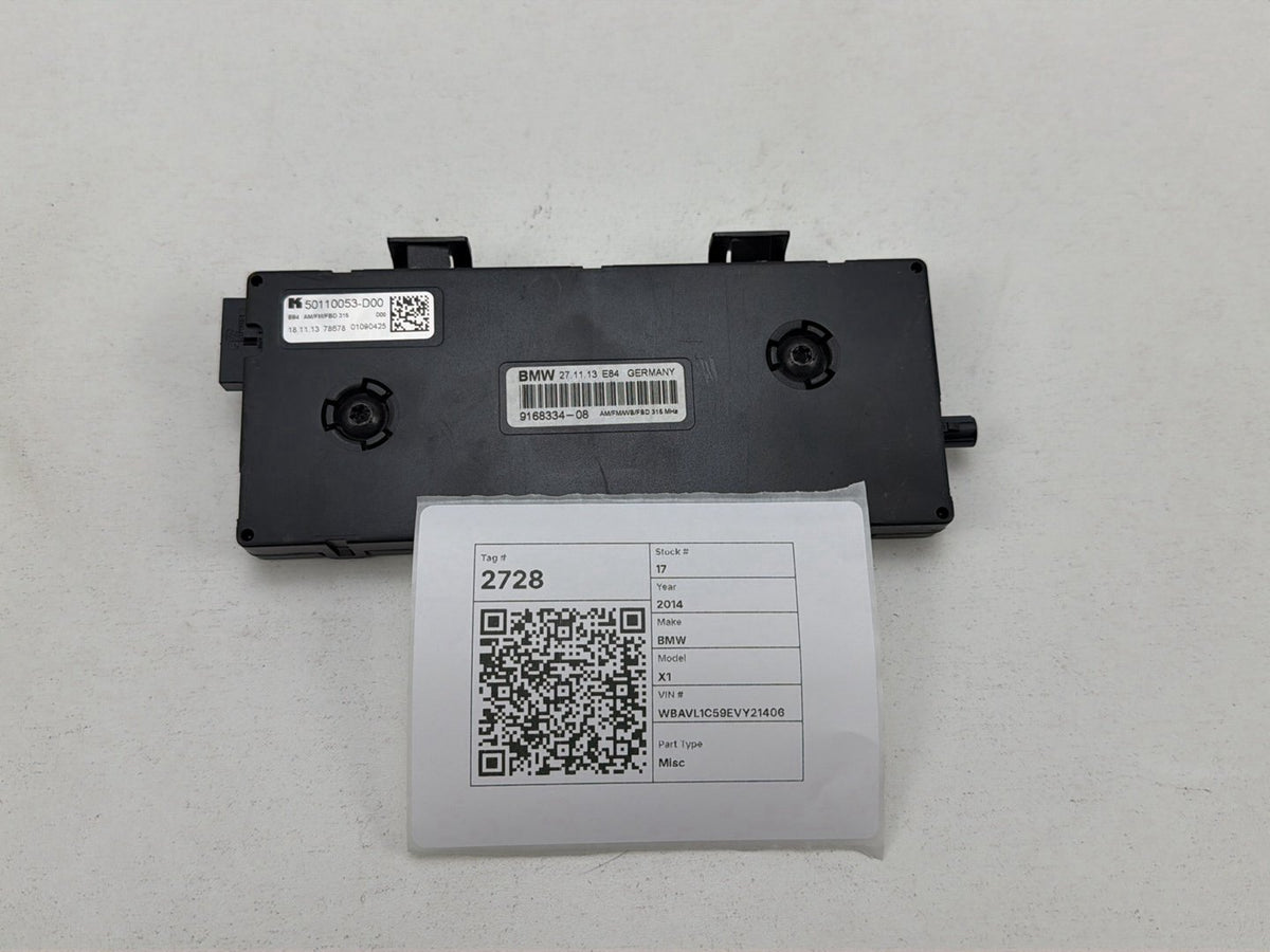 2012-2014 BMW X1 E84 Antenna Amplifier 50110053-D00 OEM