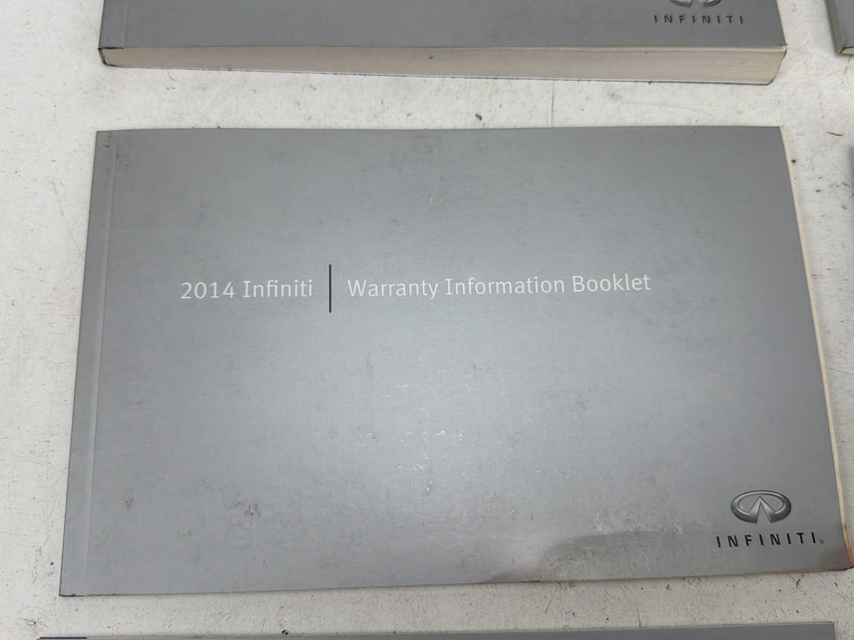 2014 Infiniti Q50 Owners Manual Set Guide Books Case Pouch Wallet OEM