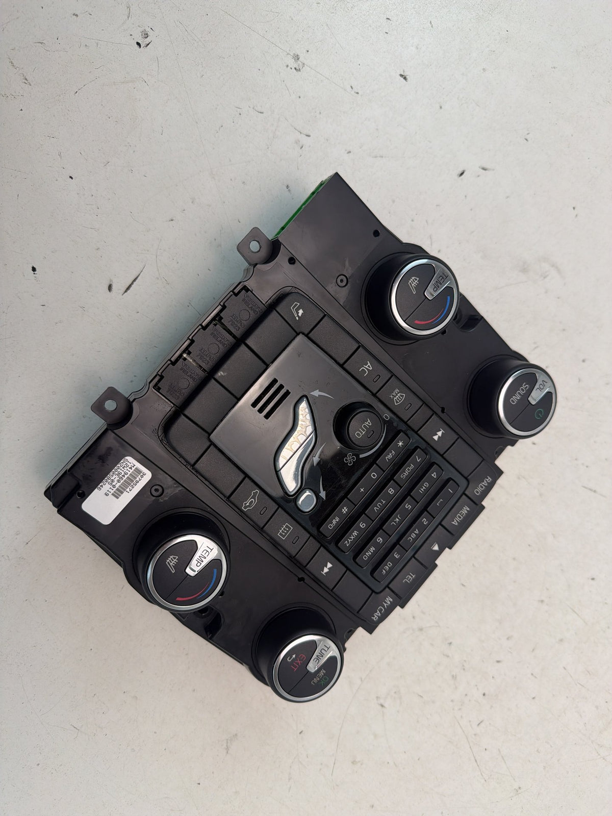 2013-2015 Volvo V60 Climate Radio Temperature Control Panel 30795271 OEM