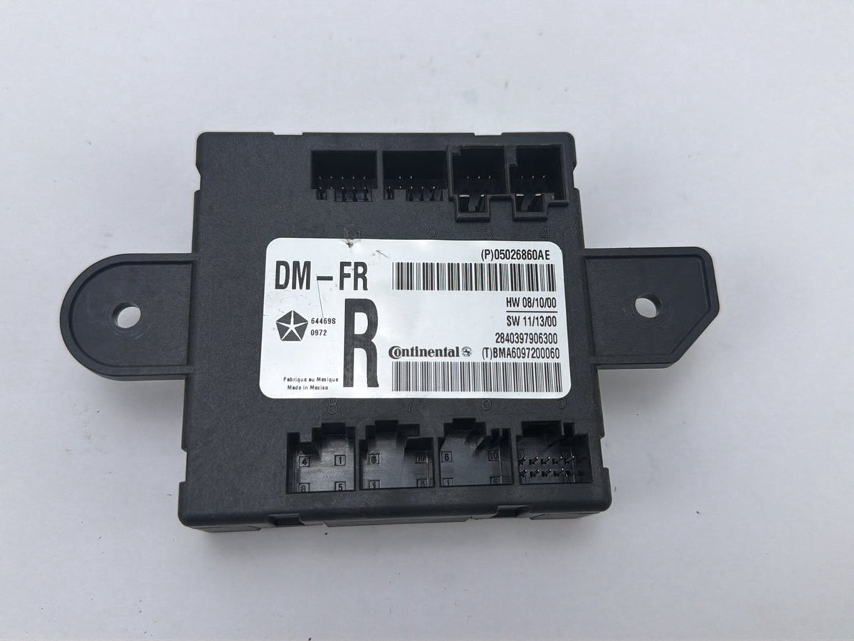 2011-2016 Dodge Grand Caravan Front Right Side Door Module 05026860AE OEM