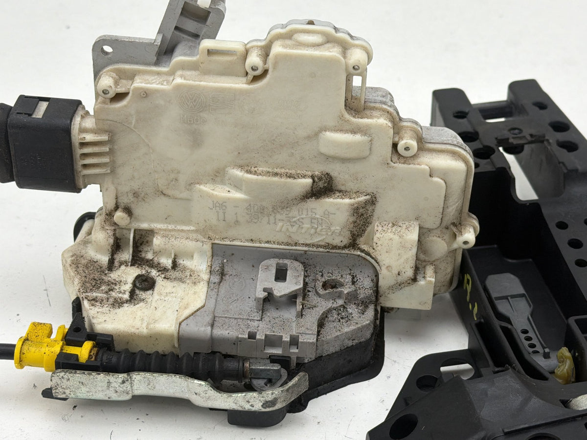 2012-2018 Audi A7 Left Rear Door Lock Actuator w/ Handle Bracket 4G0839015A OEM