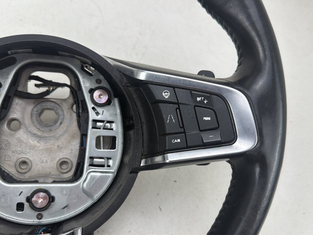 2017-2020 Jaguar F-Pace Front Left Steering Wheel w/ Paddle Shifters OEM