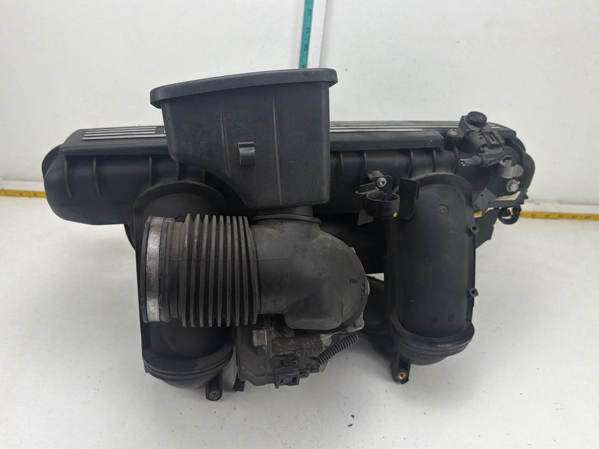 2008-2010 BMW 528i E60 Engine Air Intake Manifold w/ Throttle Body 754802807 OEM