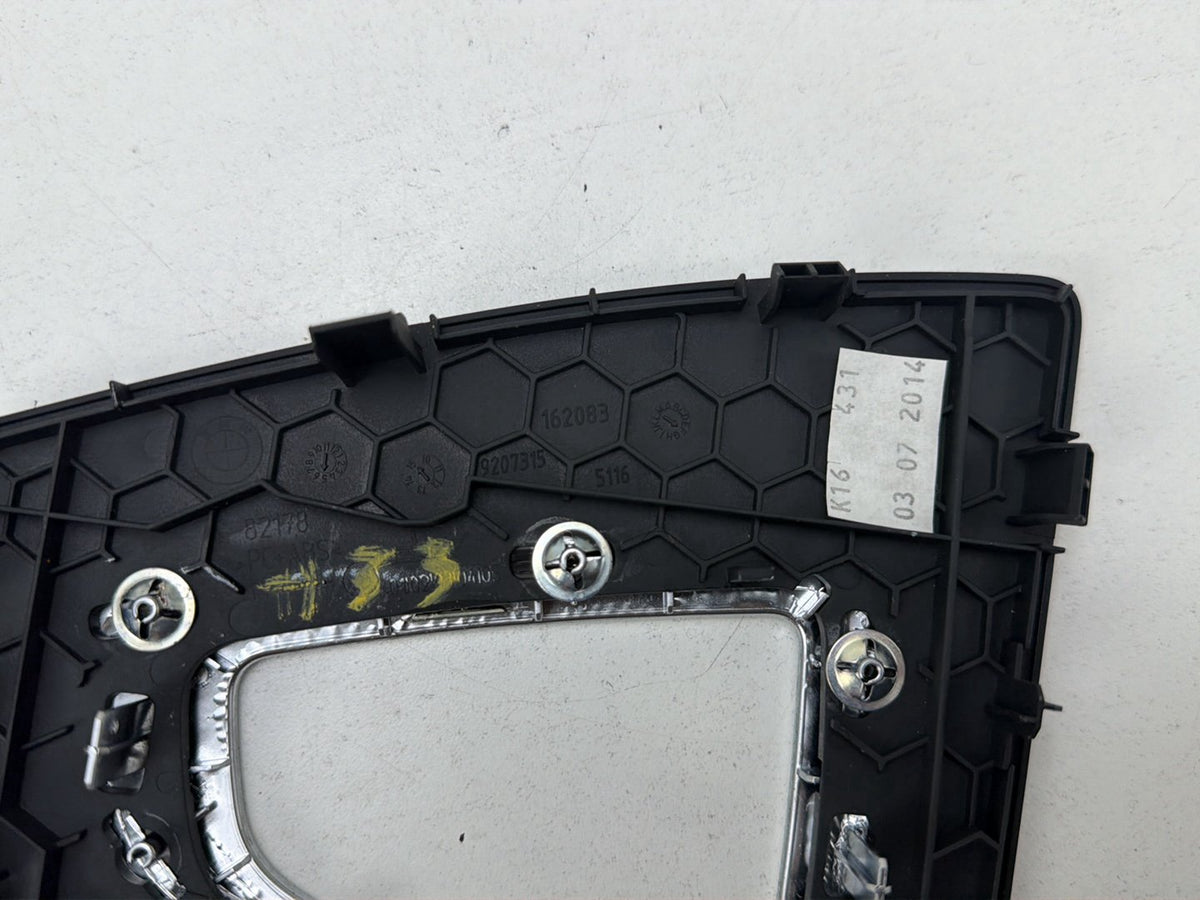 2014-2016 BMW 228i F22 Center Console Gear Selector Shifter Bezel Trim Cover OEM