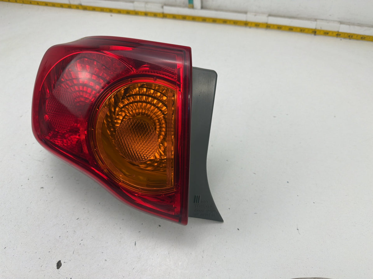 2009-2010 Toyota Corolla Rear Left Driver Side Outer Tail Light OEM