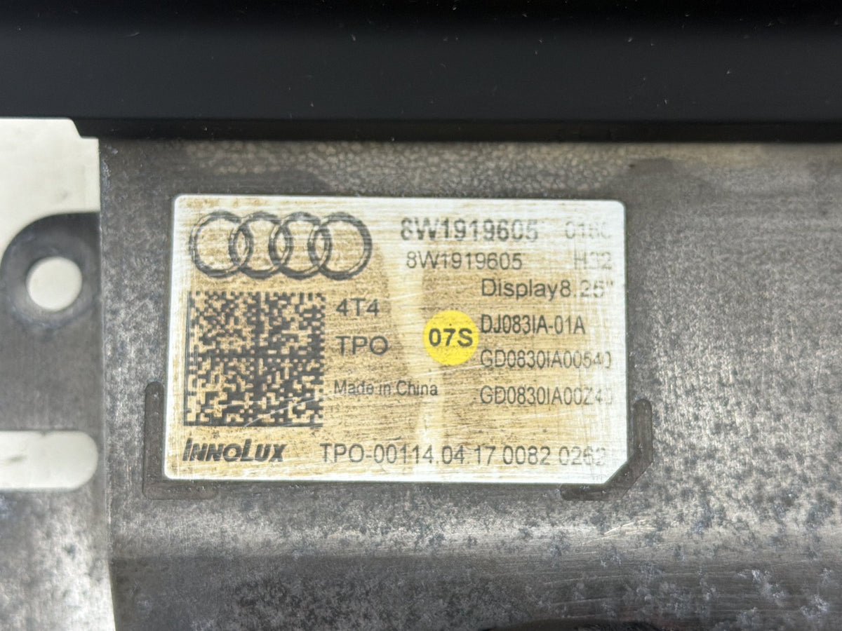 2017-2024 Audi A4 S4 Dash Information Display Screen 8W1919605