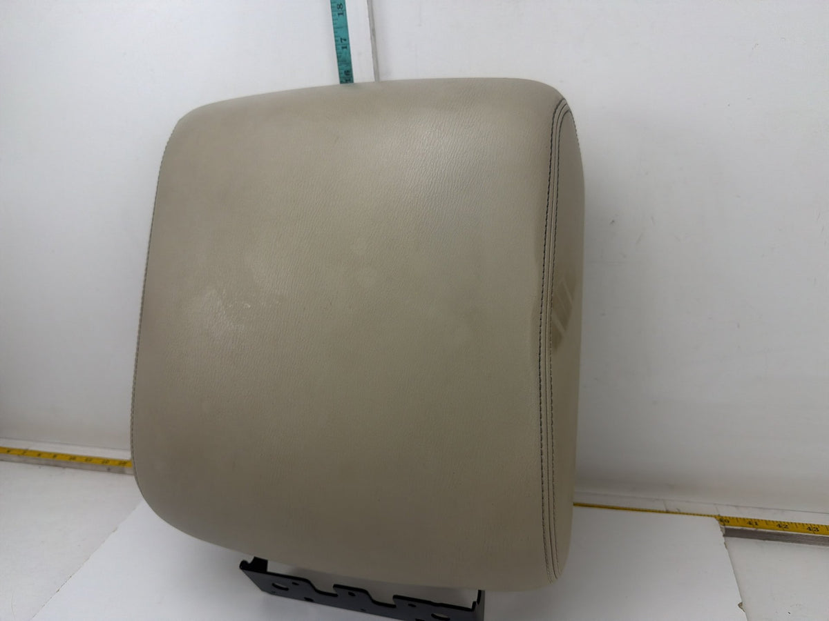 2011-2013 Infiniti QX56 Front Center Console Lid Armrest Beige Leather OEM