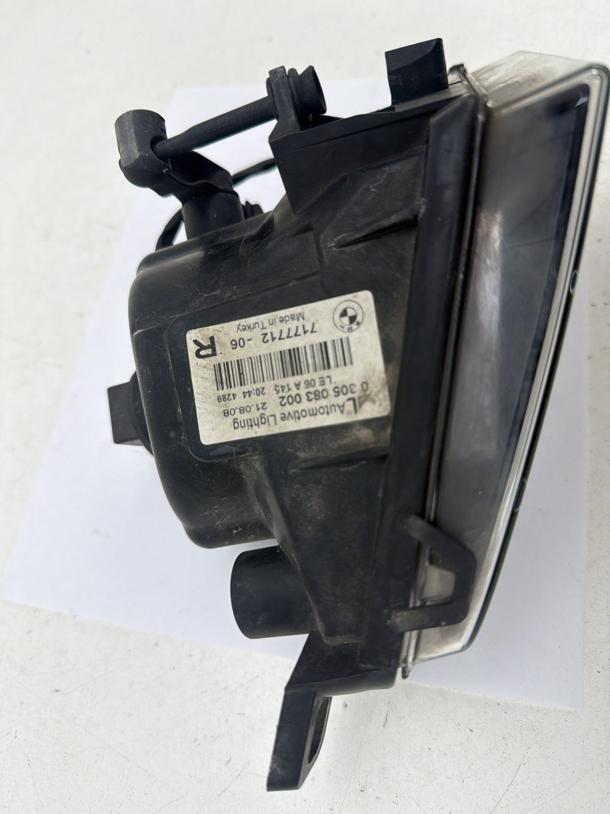 2008-2010 BMW 535i Front Right Passenger Side Bumper Fog Light 63177177712 OEM