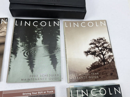2003 Lincoln Navigator Owners Manual User Guide Portfolio Case Set OEM
